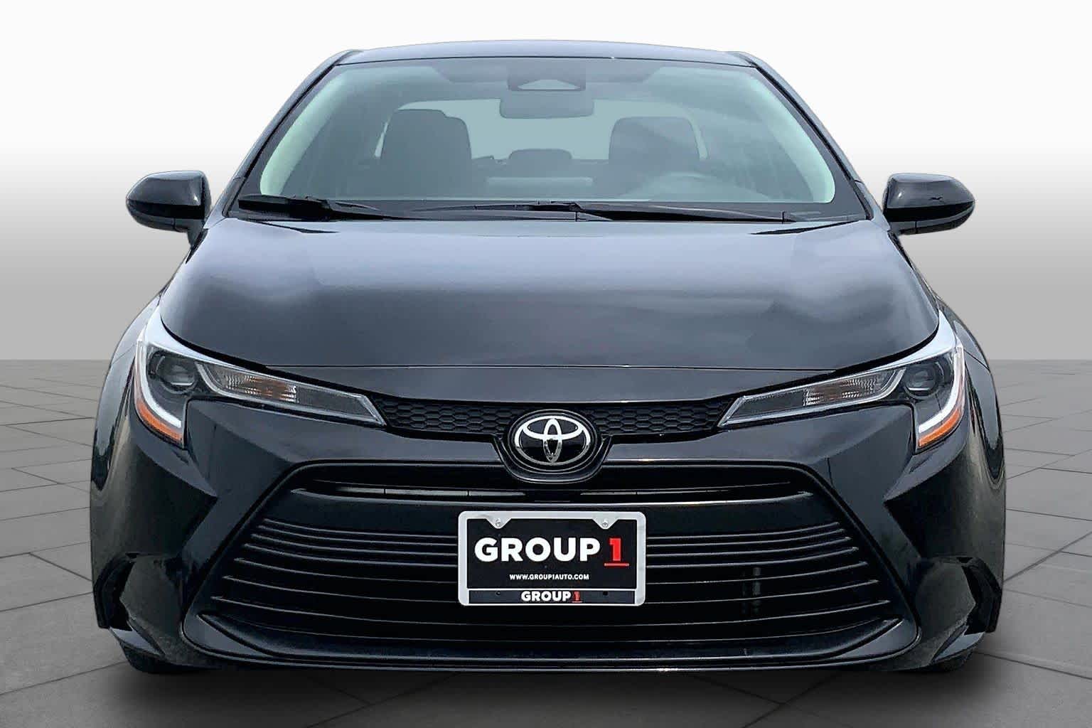 2024 Toyota Corolla LE Midnight Black Metallic at Group 1 Toyota Southwest