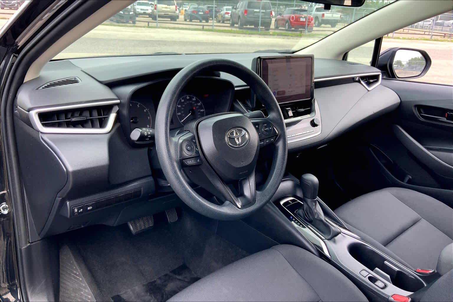 2024 Toyota Corolla LE Midnight Black Metallic at Group 1 Toyota Southwest