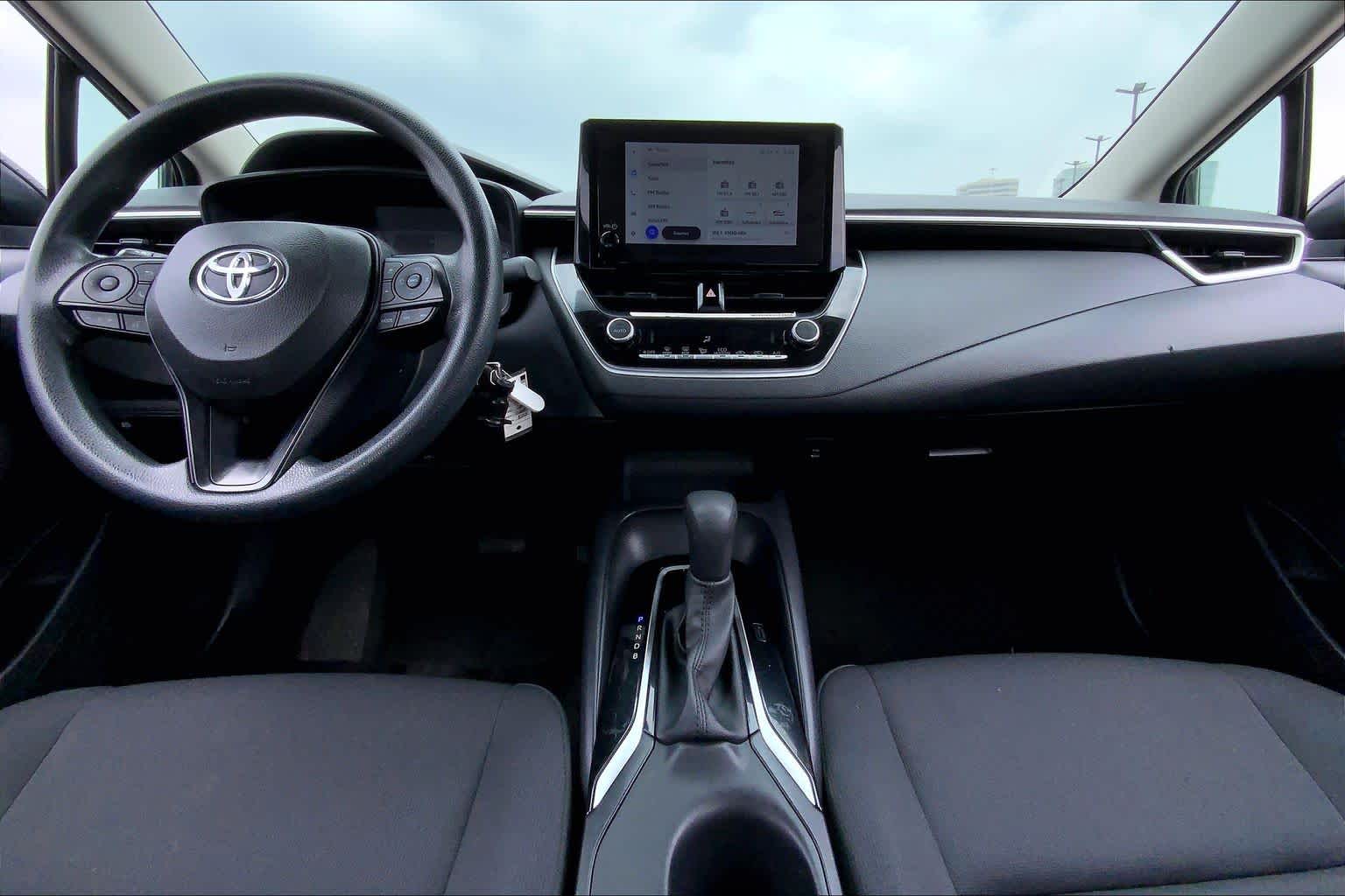 2024 Toyota Corolla LE Midnight Black Metallic at Group 1 Toyota Southwest
