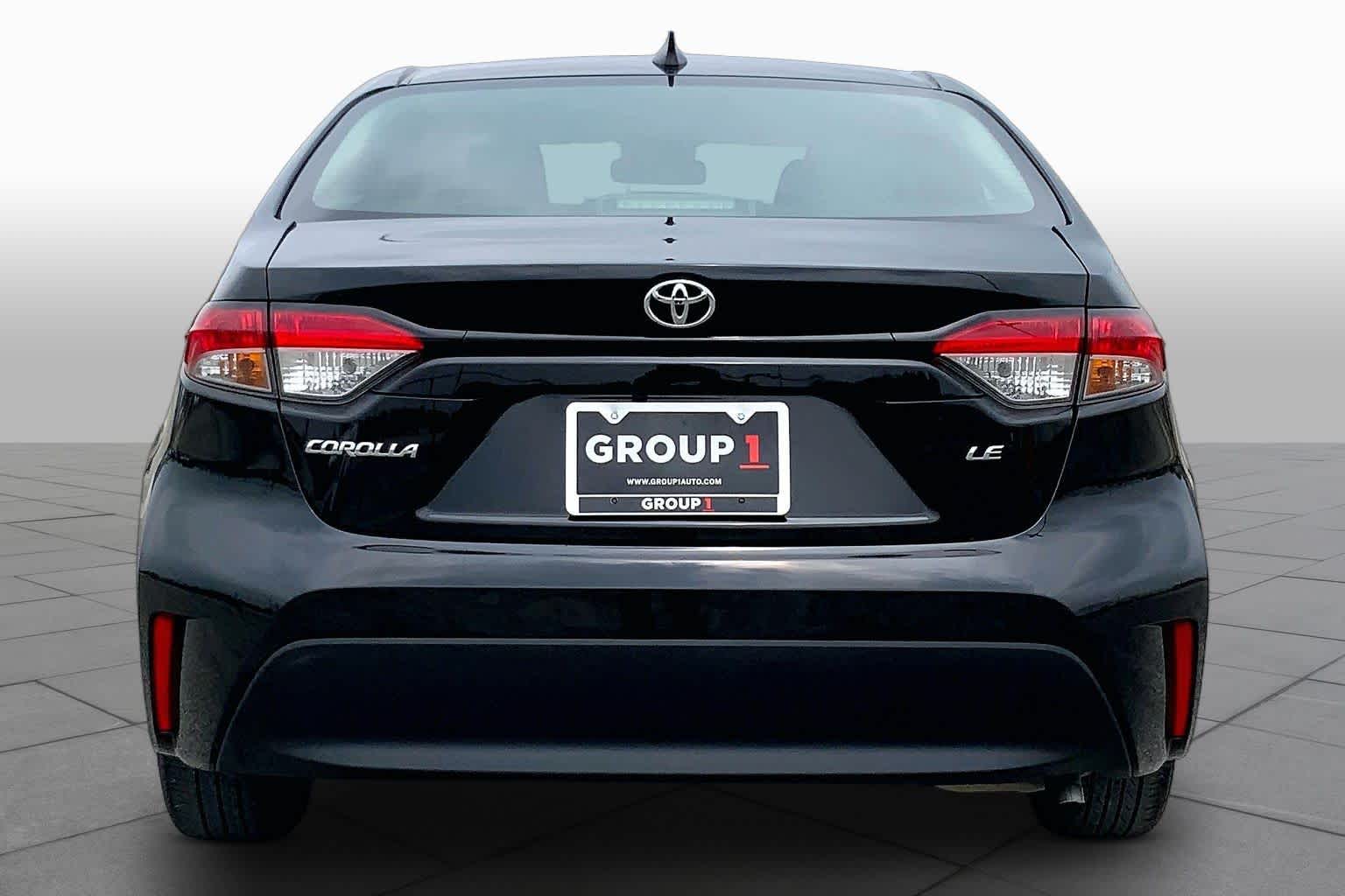 2024 Toyota Corolla LE Midnight Black Metallic at Group 1 Toyota Southwest