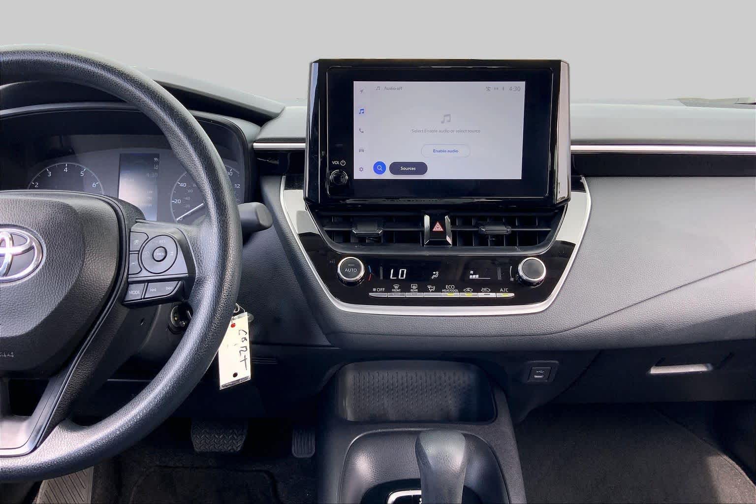 2025 Toyota Corolla LE Classic Silver Metallic at Davis Chevrolet