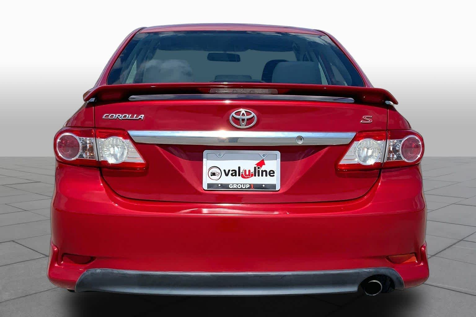 2013 Toyota Corolla S Barcelona Red Metallic at Group 1 Toyota Southwest