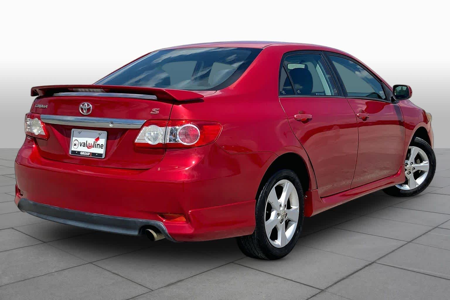 2013 Toyota Corolla S Barcelona Red Metallic at Group 1 Toyota Southwest