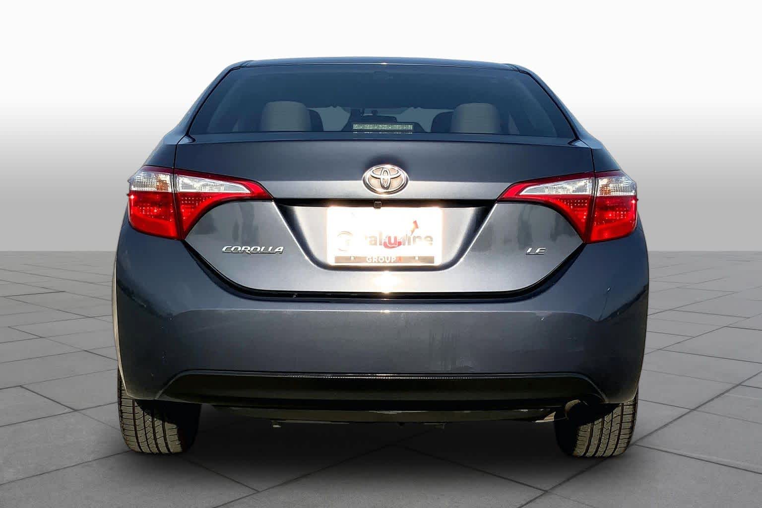 2015 Toyota Corolla LE Slate Metallic at Group 1 Toyota Southwest