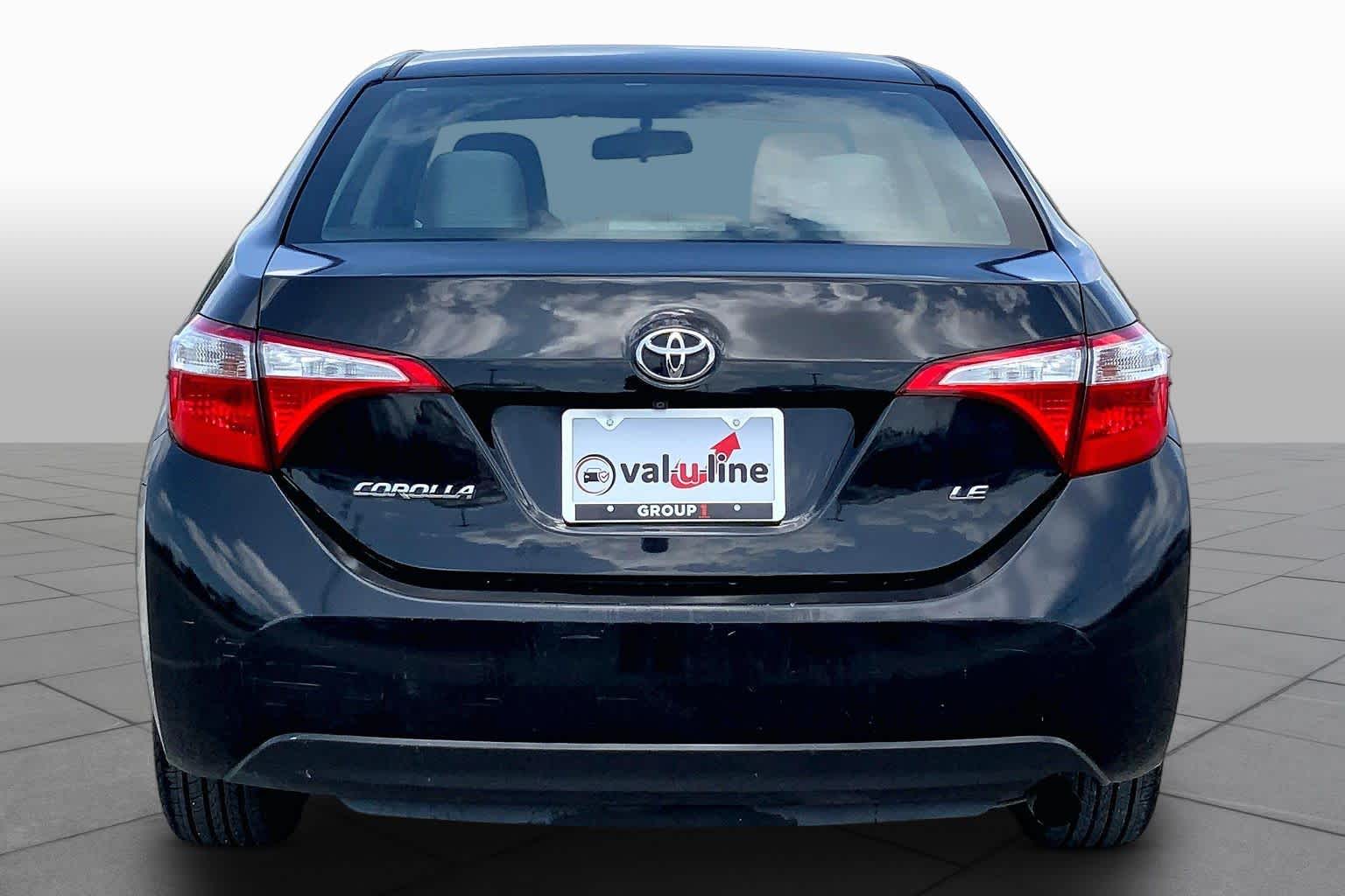 2016 Toyota Corolla LE Black Sand Pearl at Group 1 Toyota Southwest