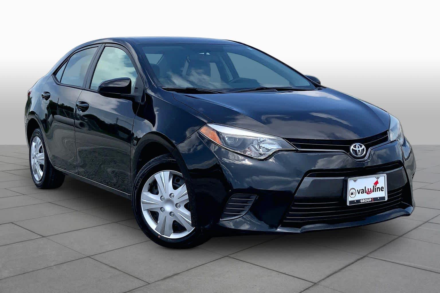 2016 Toyota Corolla LE Black Sand Pearl at Group 1 Toyota Southwest