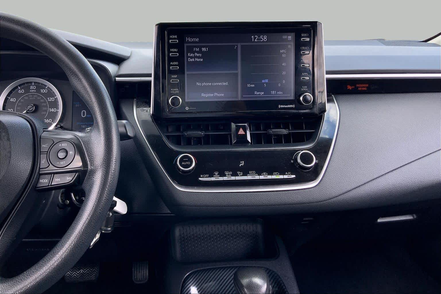 2021 Toyota Corolla LE Black Sand Pearl at Westside Kia