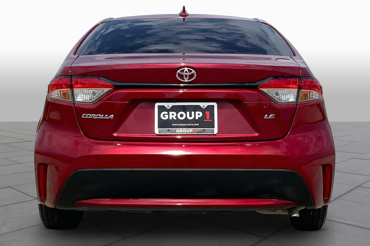 2022 Toyota Corolla LE Ruby Flare Pearl at HGreg Houston