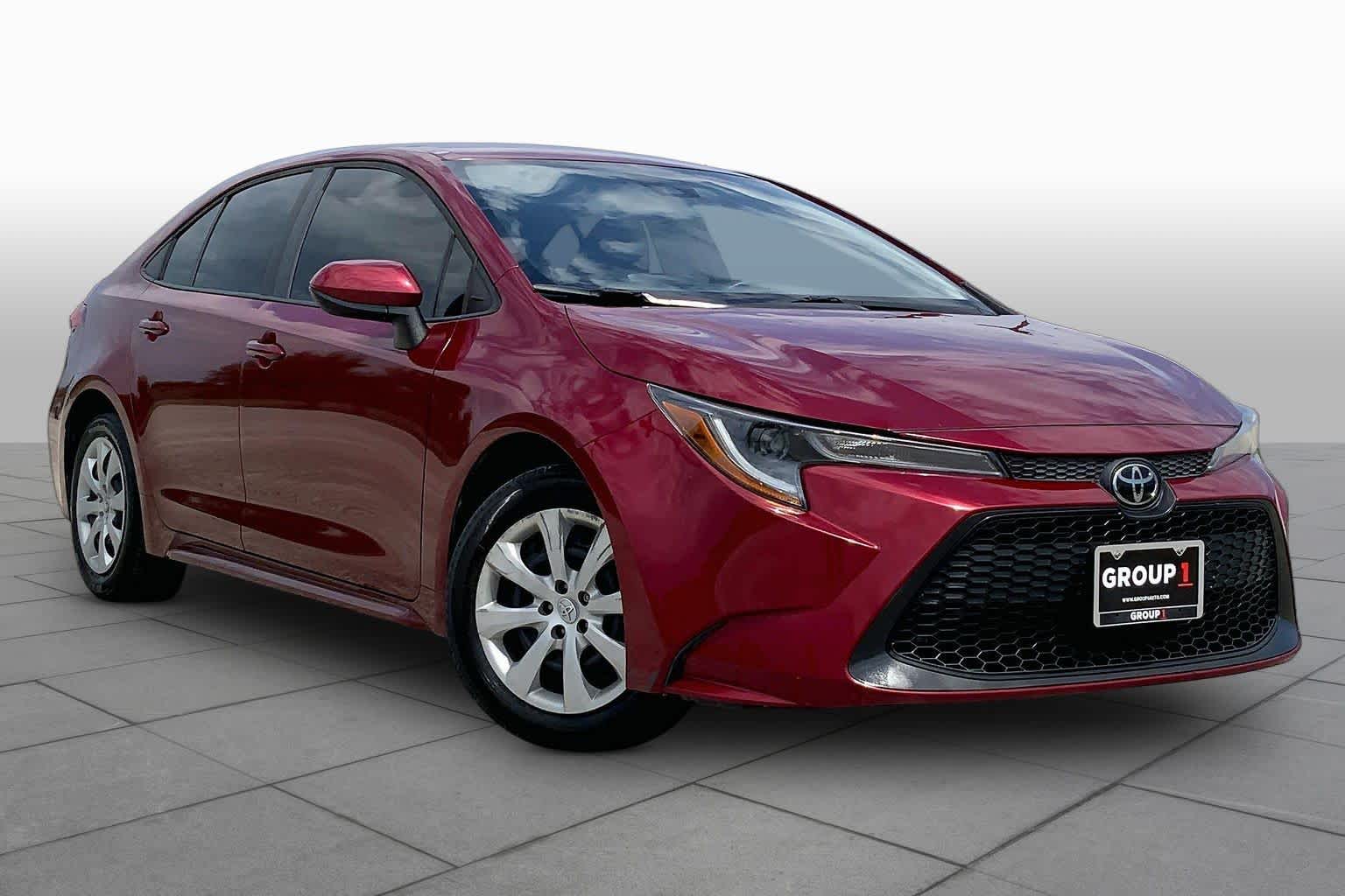 2022 Toyota Corolla LE Ruby Flare Pearl at HGreg Houston