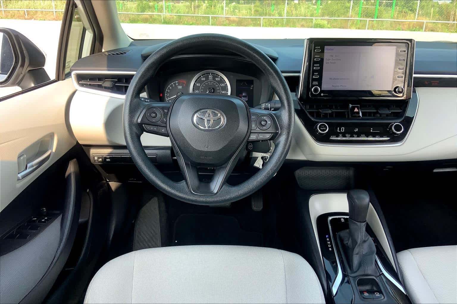 2021 Toyota Corolla LE Super White at HGreg Houston