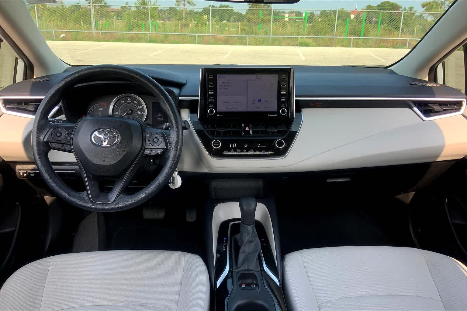 2021 Toyota Corolla LE Super White at HGreg Houston