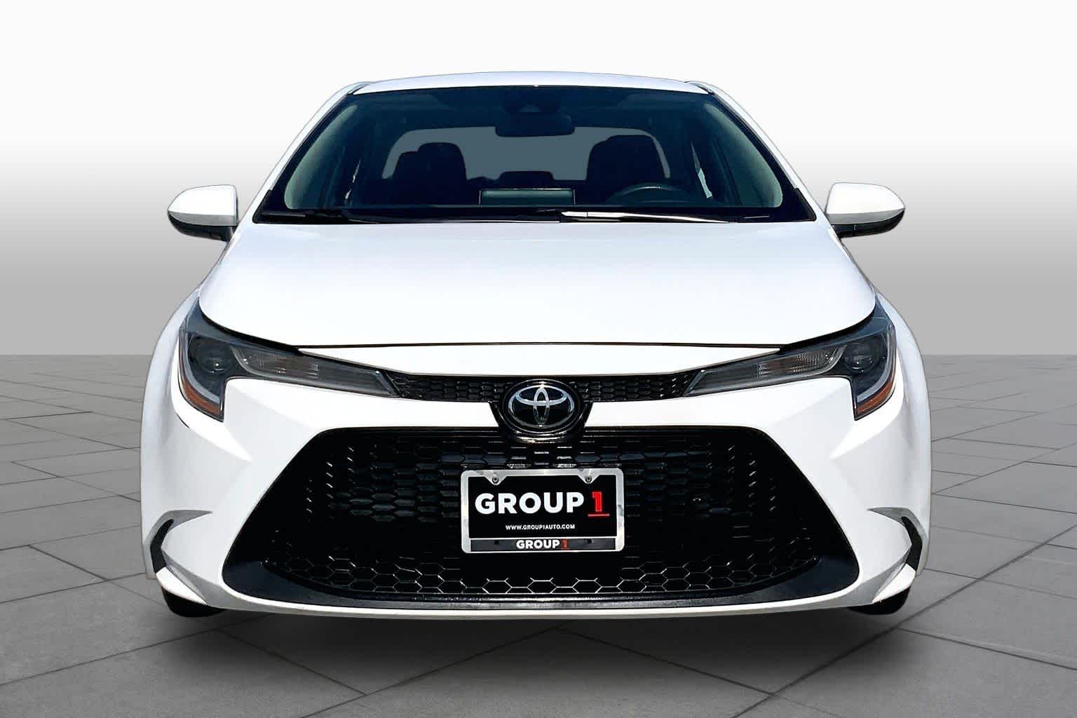 2021 Toyota Corolla LE Super White at AutoNation USA Katy
