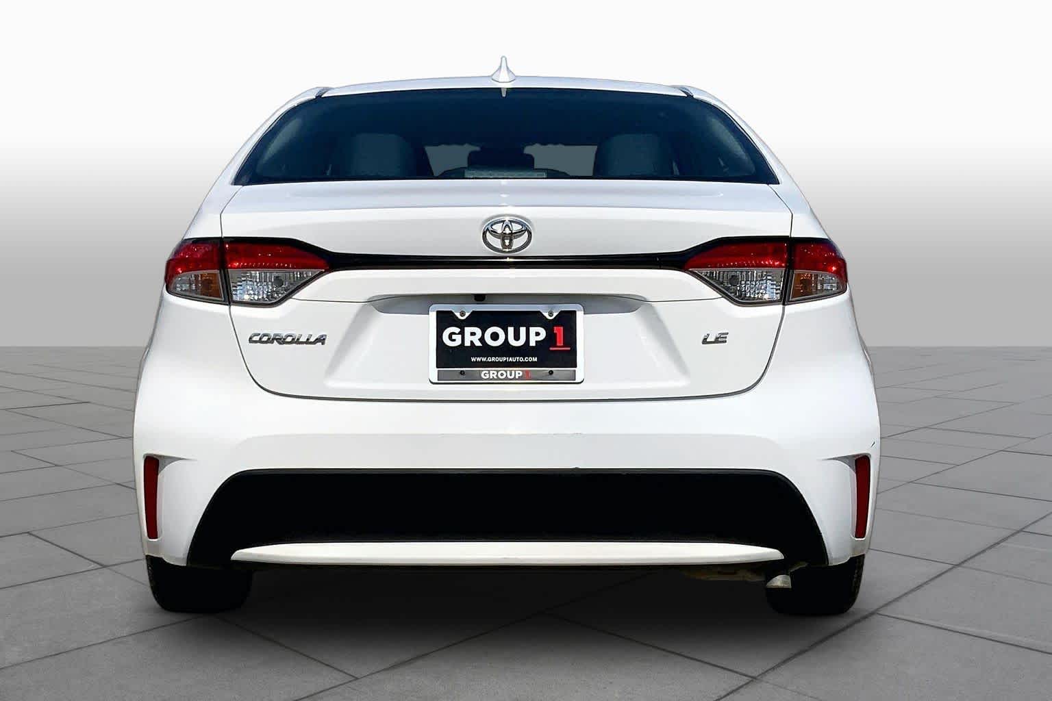 2021 Toyota Corolla LE Super White at AutoNation USA Katy