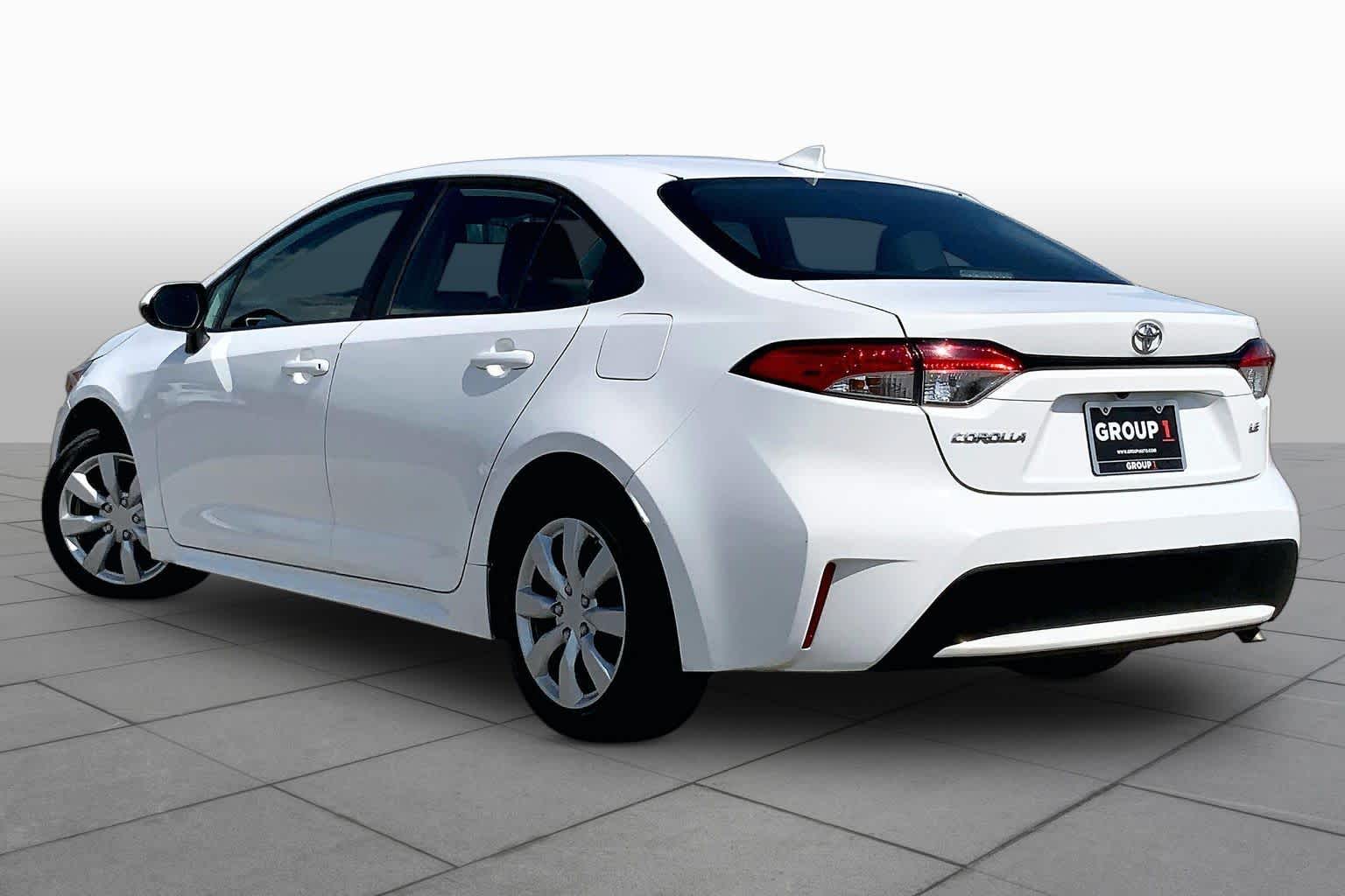 2021 Toyota Corolla LE Super White at AutoNation USA Katy