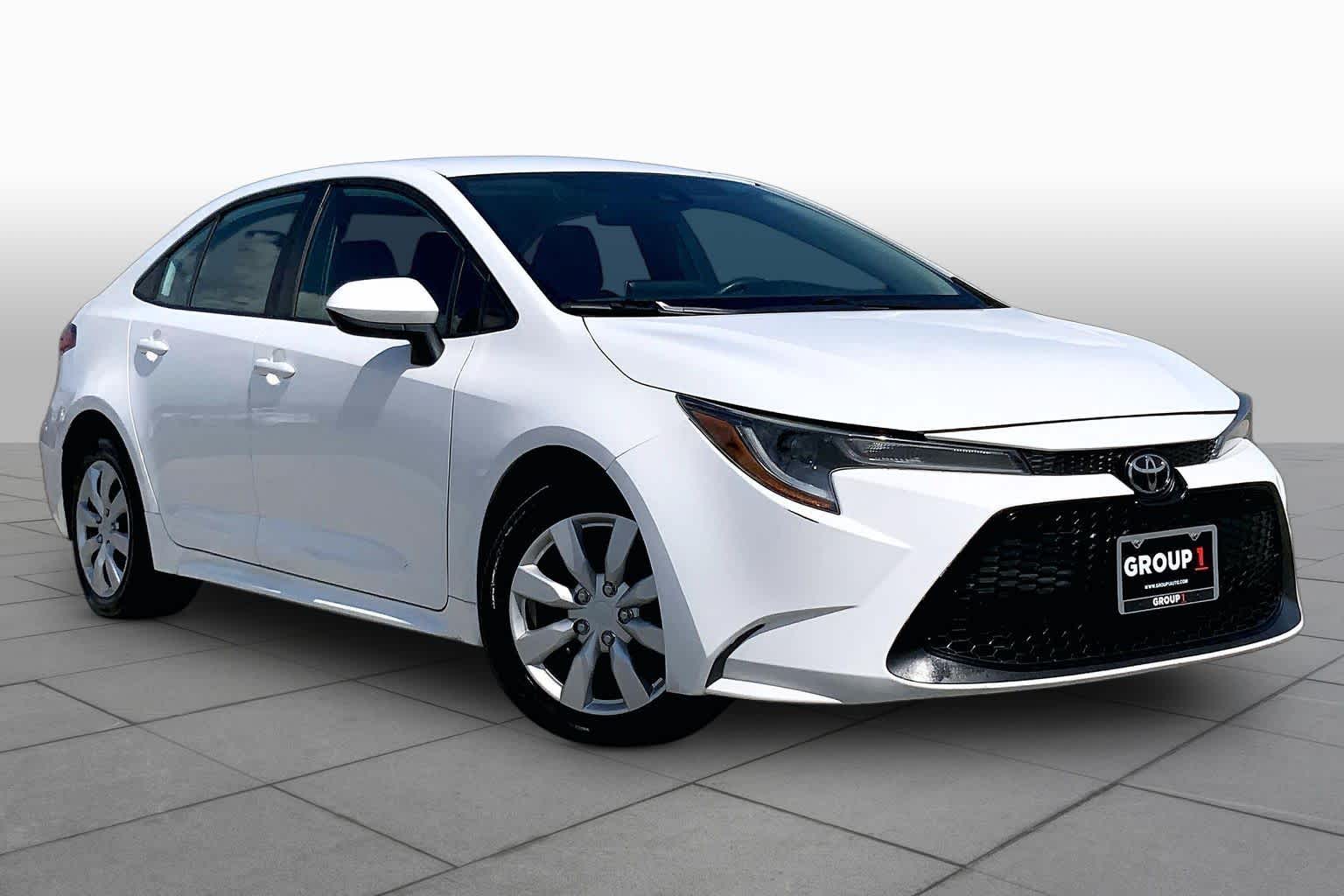 2021 Toyota Corolla LE Super White at AutoNation USA Katy