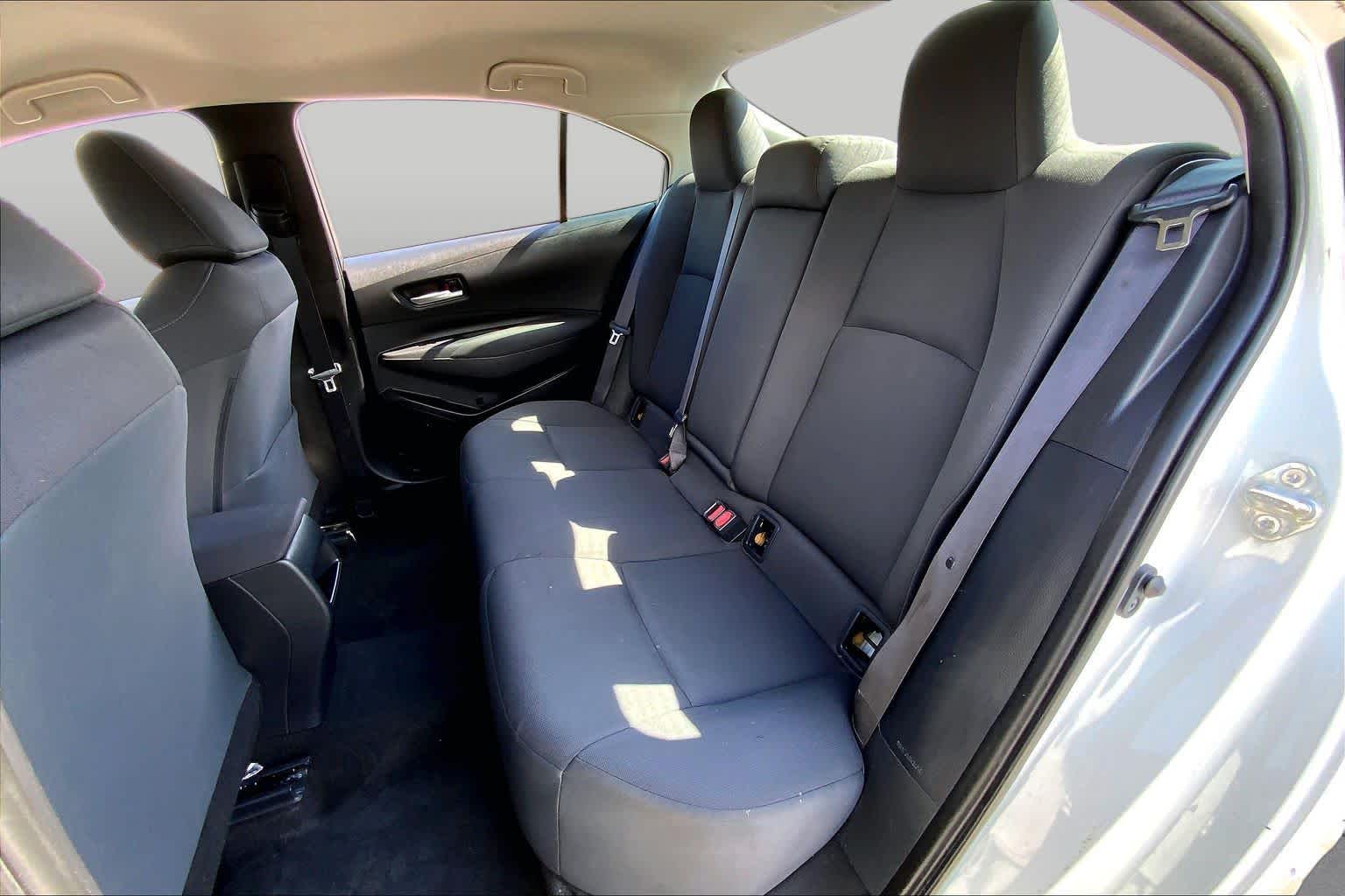 2021 Toyota Corolla LE Super White at AutoNation USA Katy