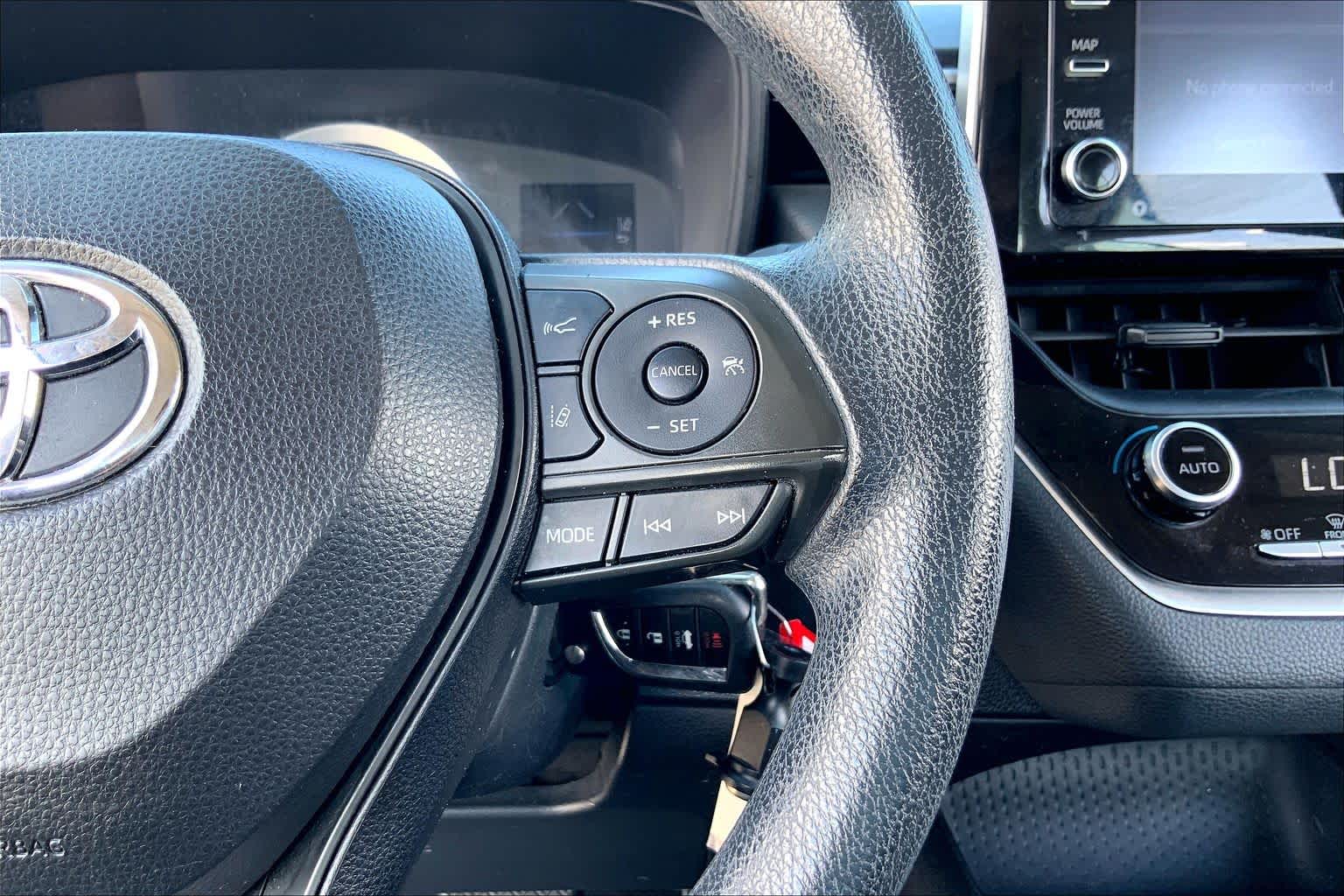 2021 Toyota Corolla LE Super White at AutoNation USA Katy
