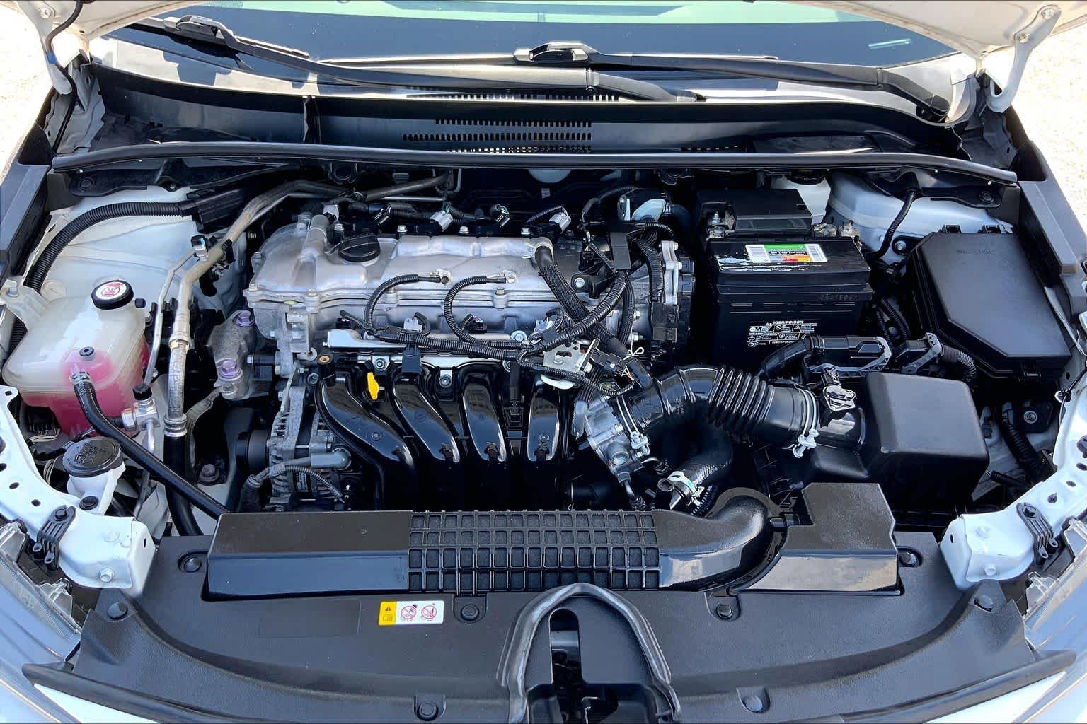 2021 Toyota Corolla LE Super White at AutoNation USA Katy