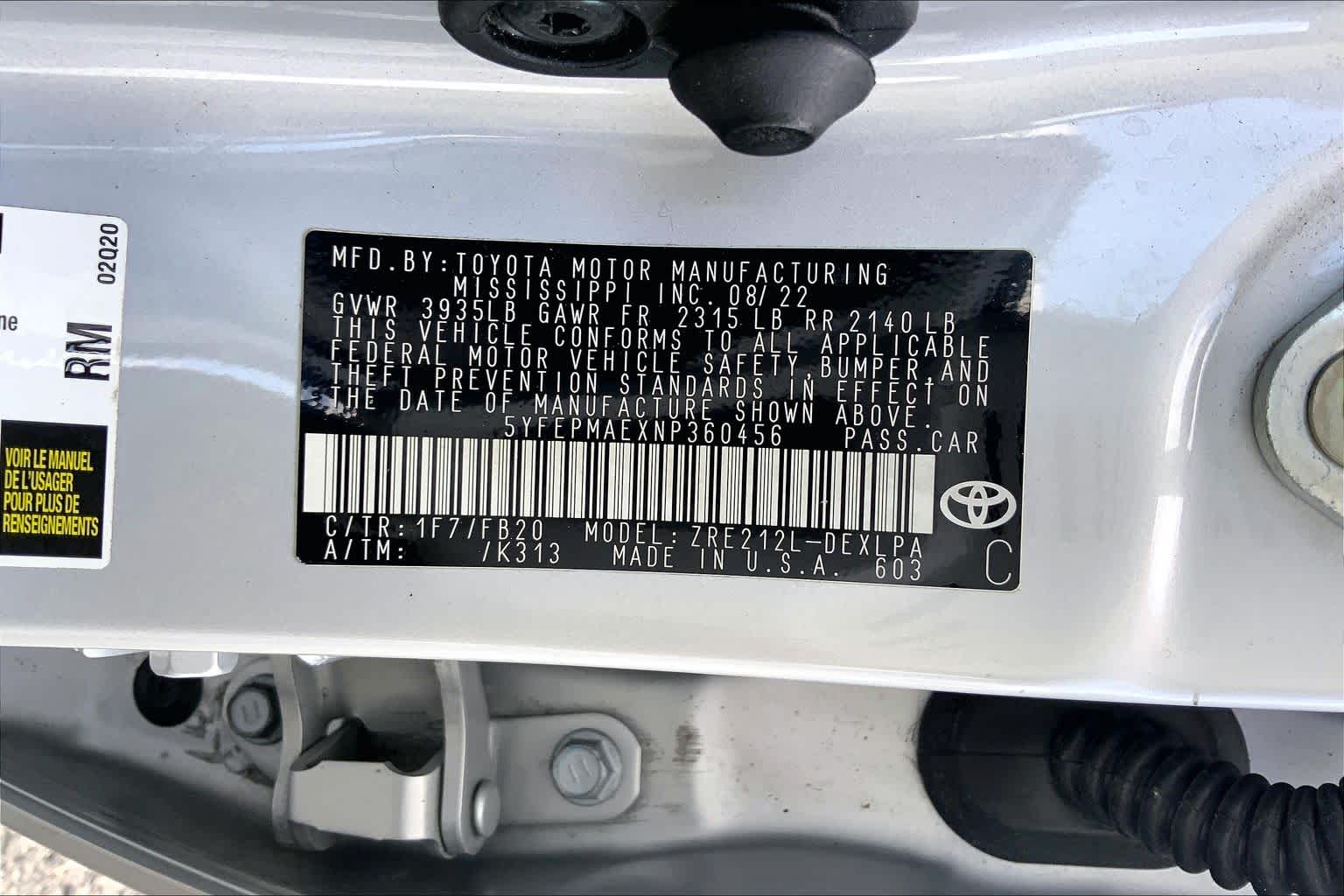 2022 Toyota Corolla LE Classic Silver Metallic at Westside Kia