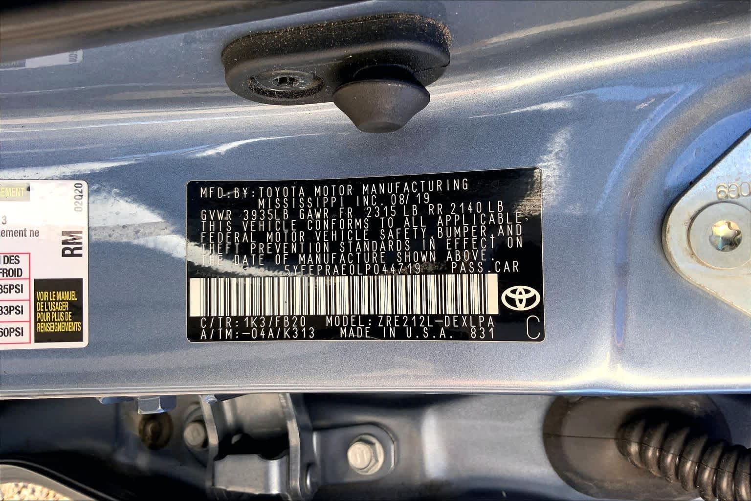 2020 Toyota Corolla photo 36 of 36