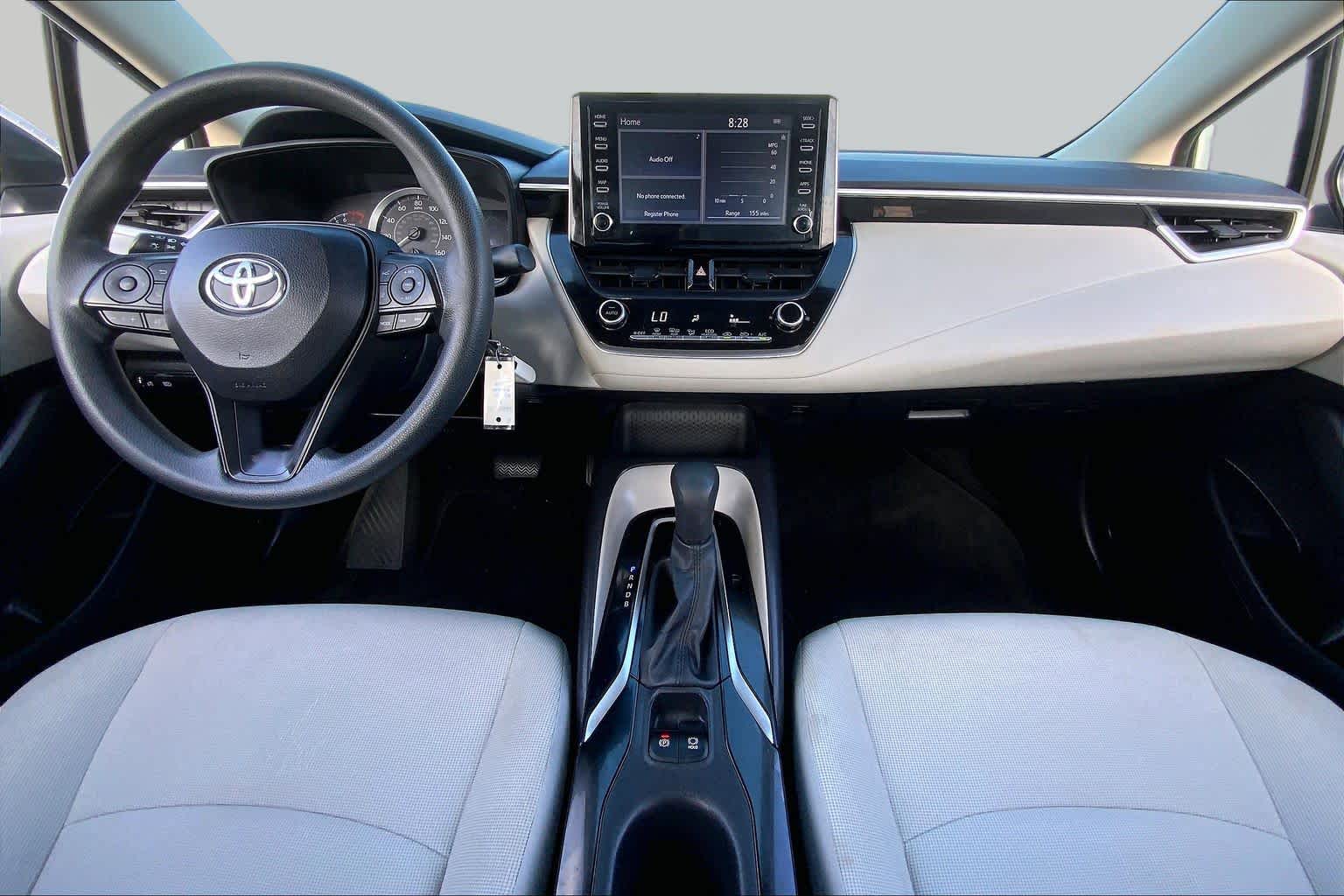 2020 Toyota Corolla LE Super White at AutoNation USA Houston