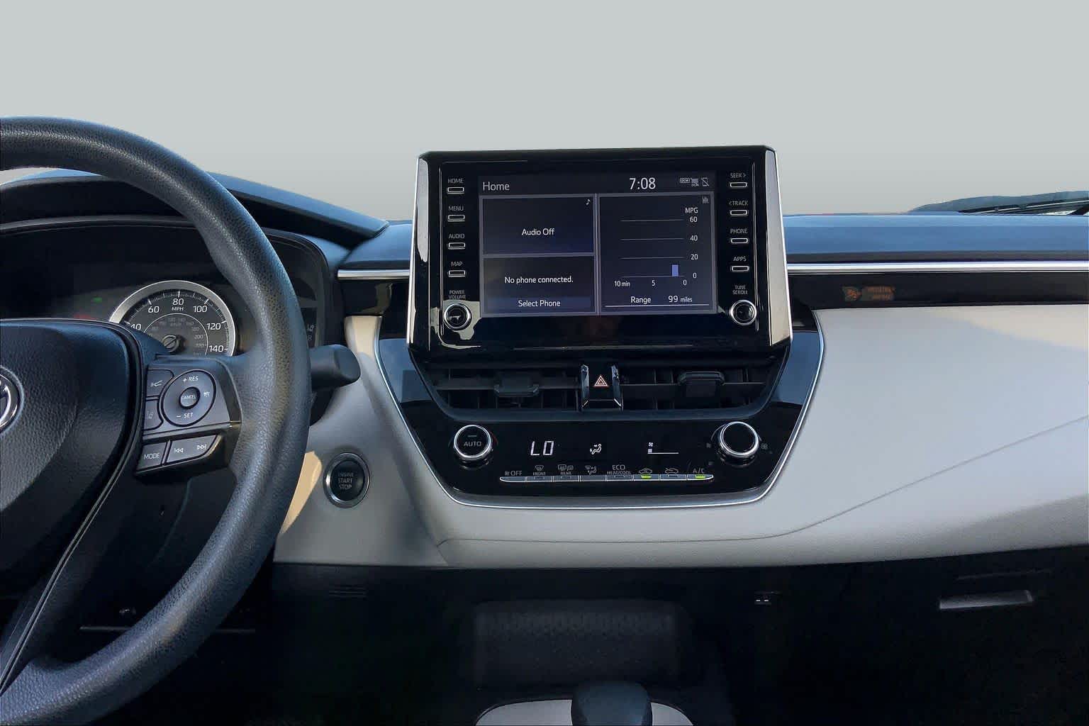 2020 Toyota Corolla LE Super White at Mercedes-Benz of Houston North