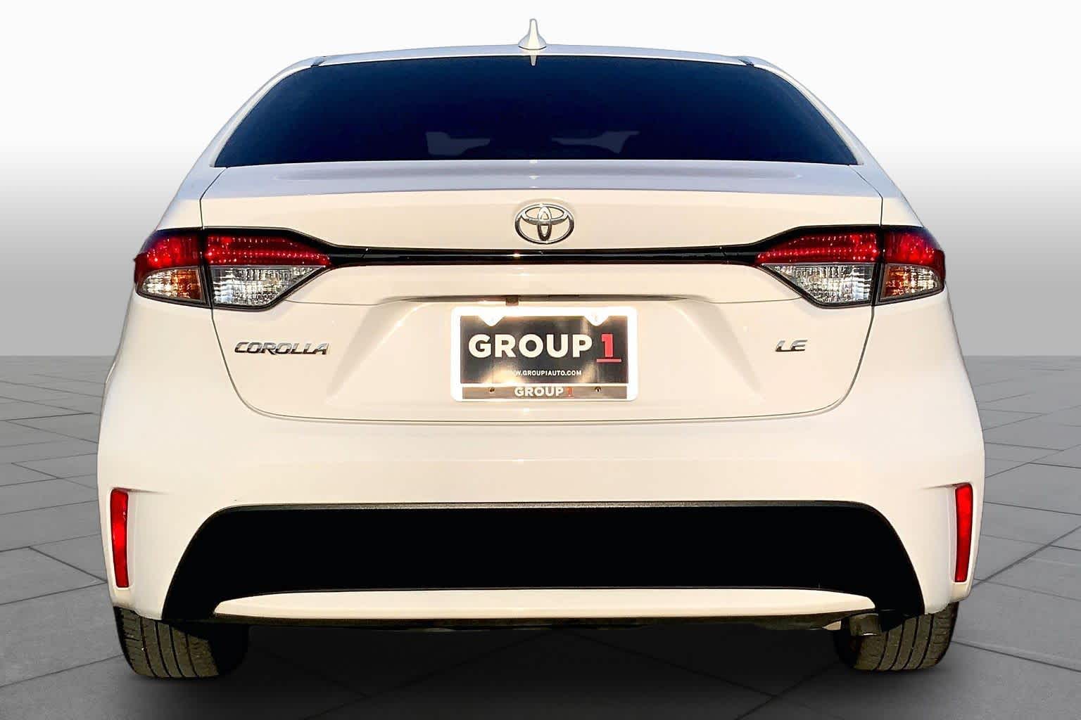 2020 Toyota Corolla LE Super White at Mercedes-Benz of Houston North