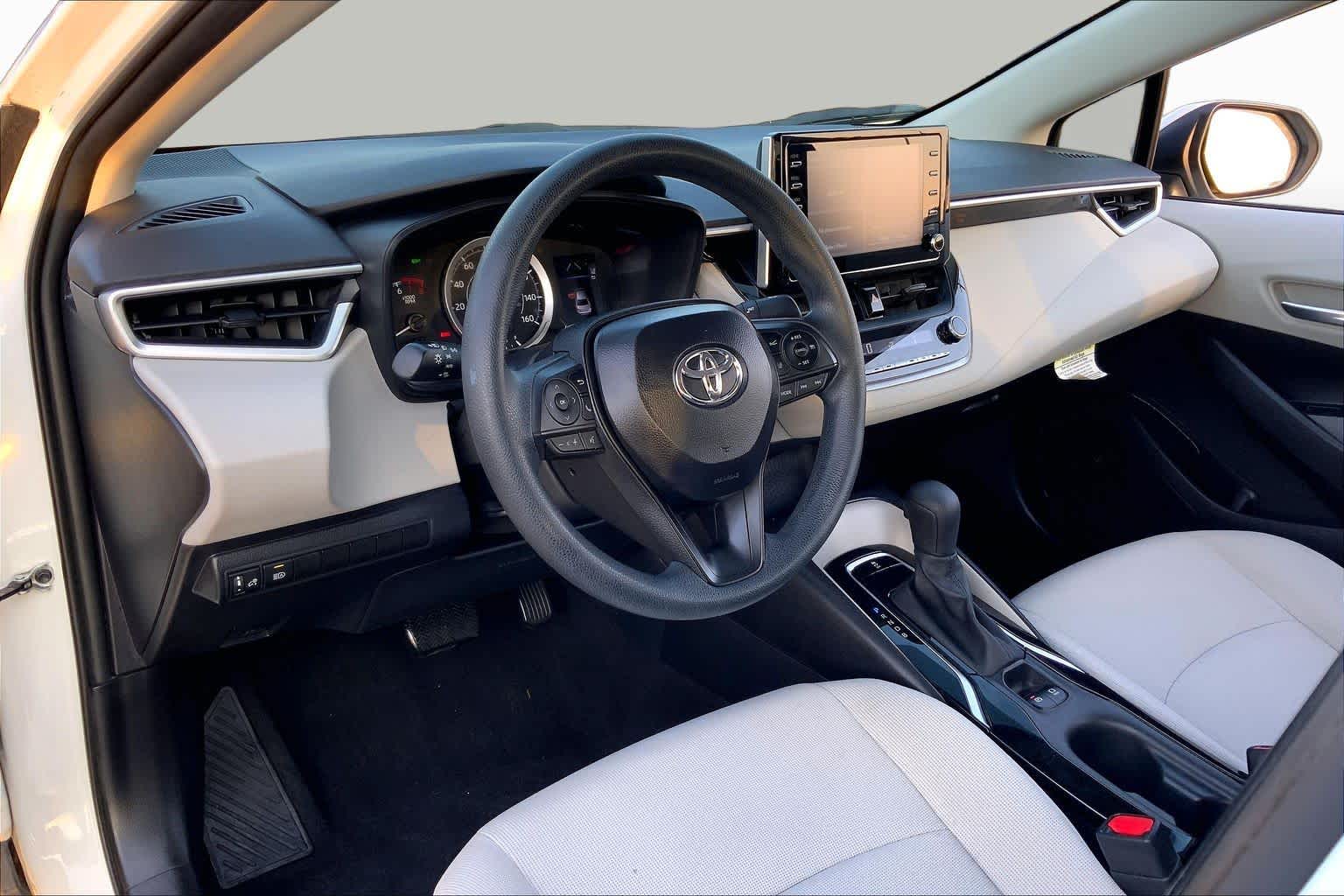 2020 Toyota Corolla LE Super White at Mercedes-Benz of Houston North