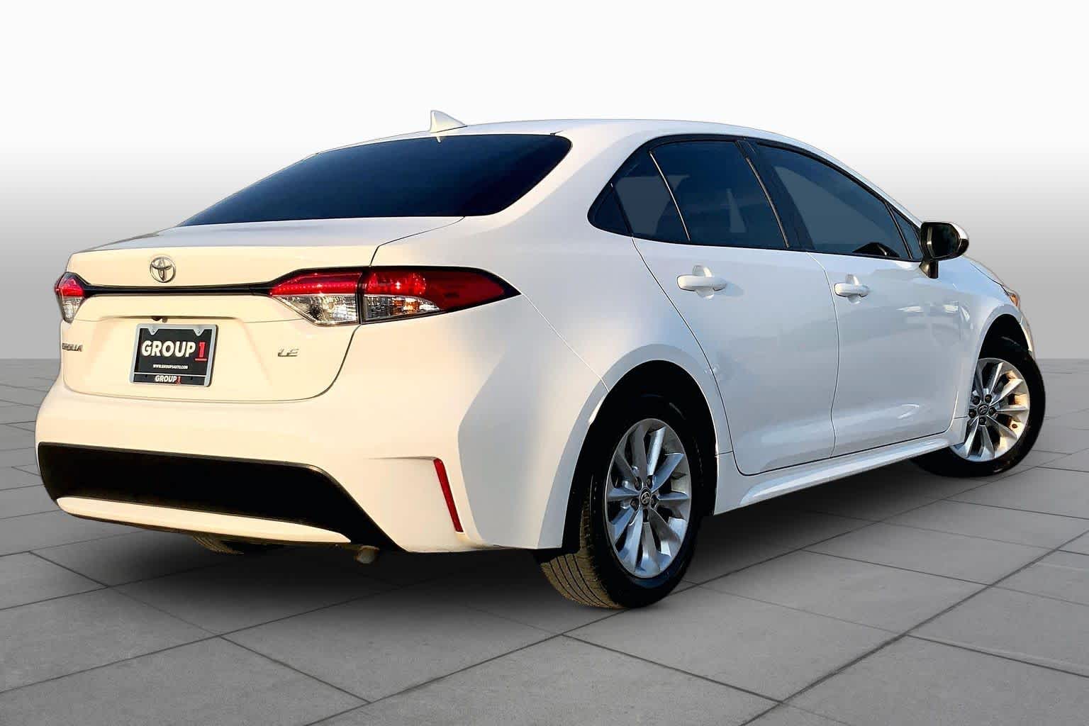 2020 Toyota Corolla LE Super White at Mercedes-Benz of Houston North