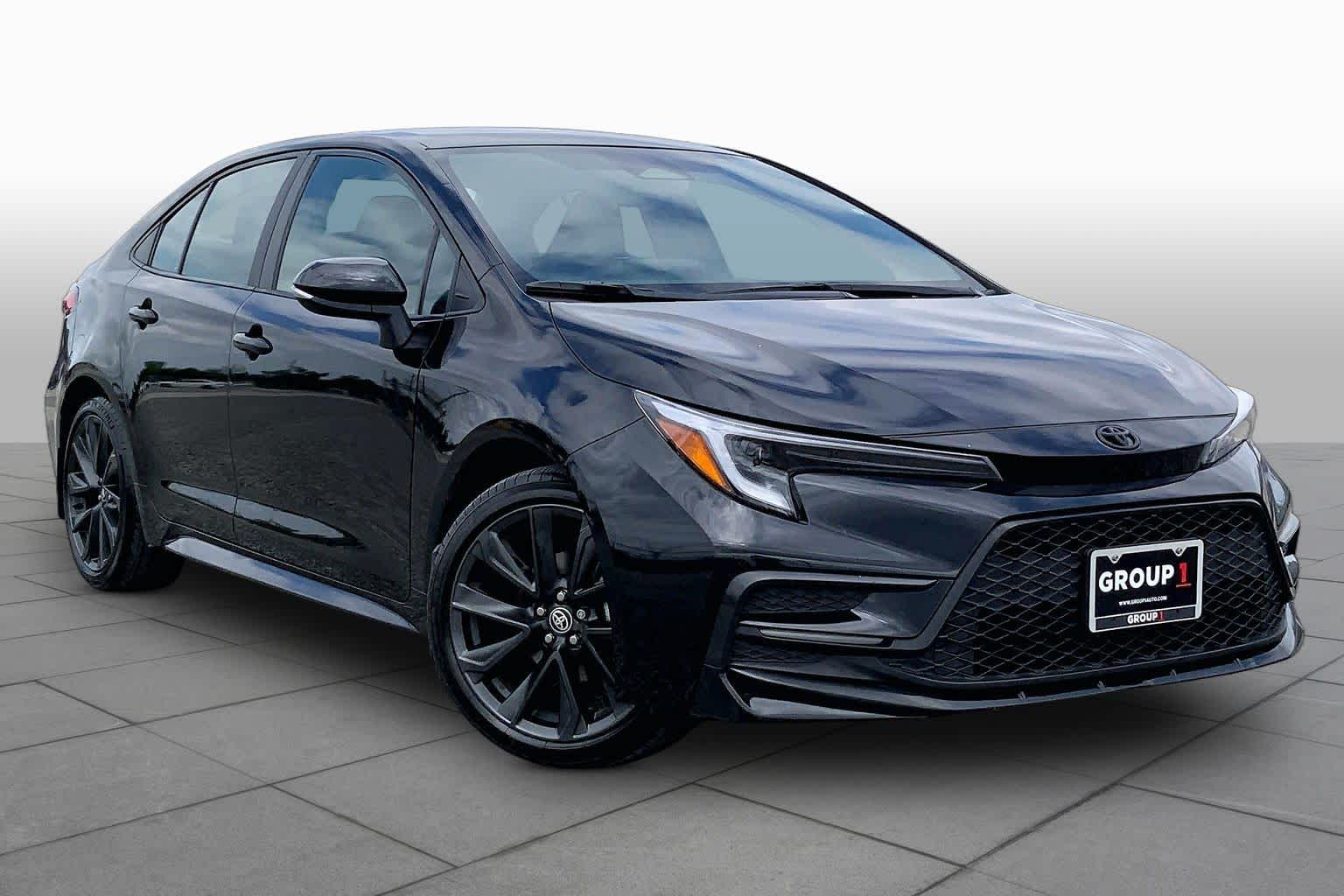 2024 Toyota Corolla SE Midnight Black Metallic at Lexus Southwest Houston