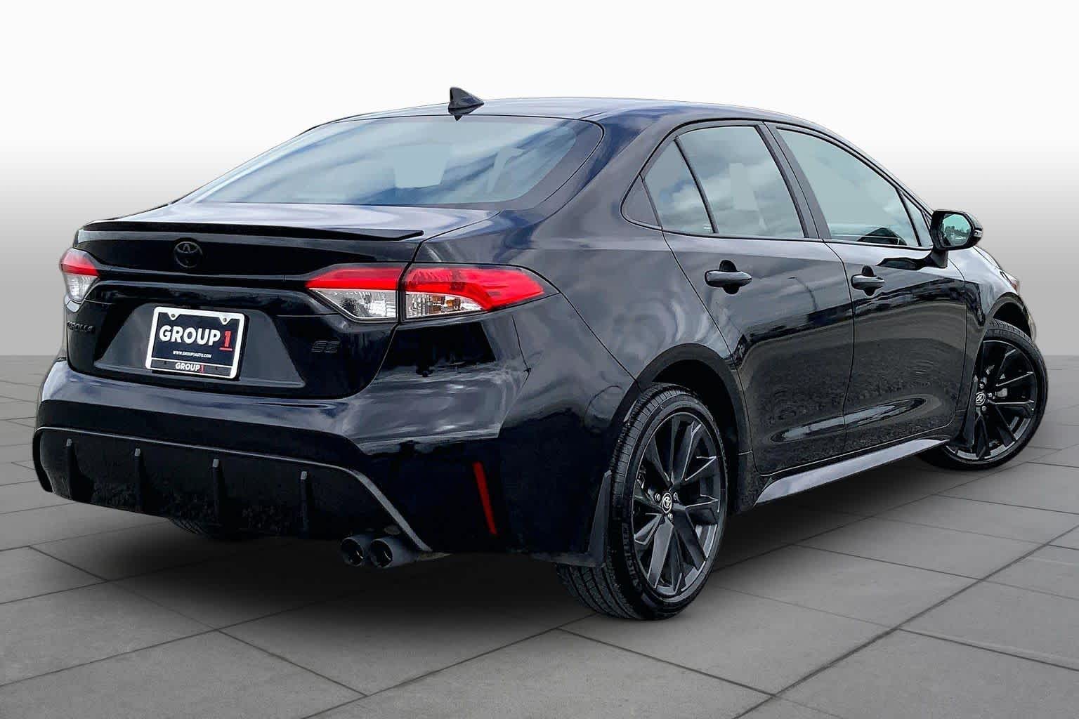 2024 Toyota Corolla SE Midnight Black Metallic at Lexus Southwest Houston