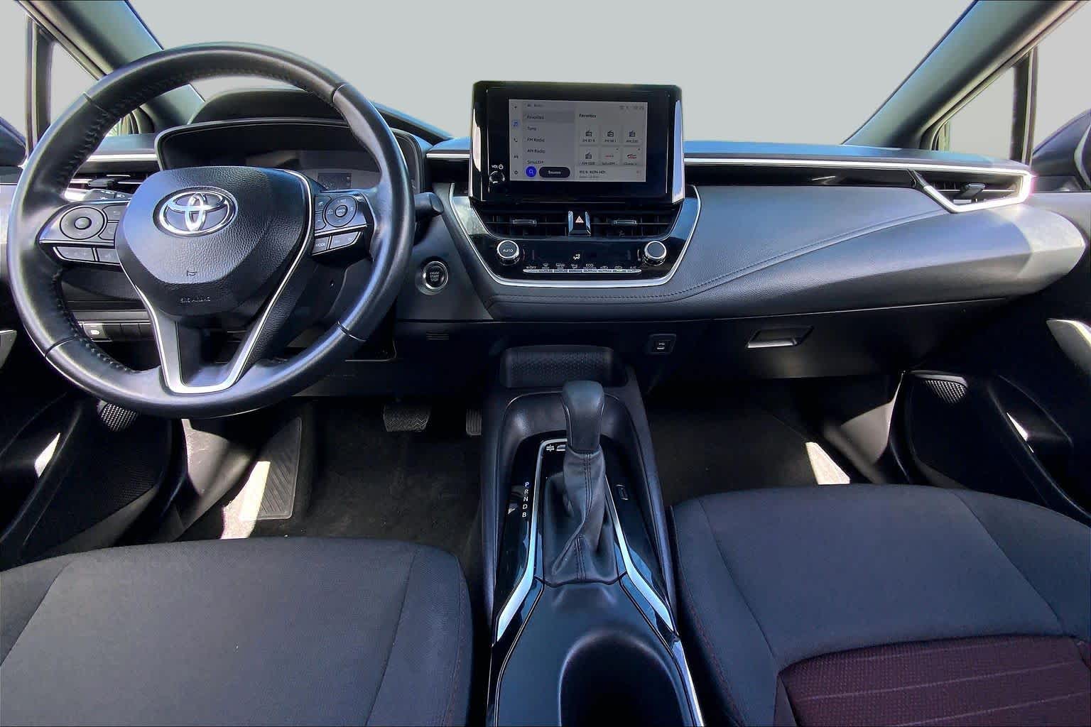 2025 Toyota Corolla SE Midnight Black Metallic at Group 1 Toyota Southwest