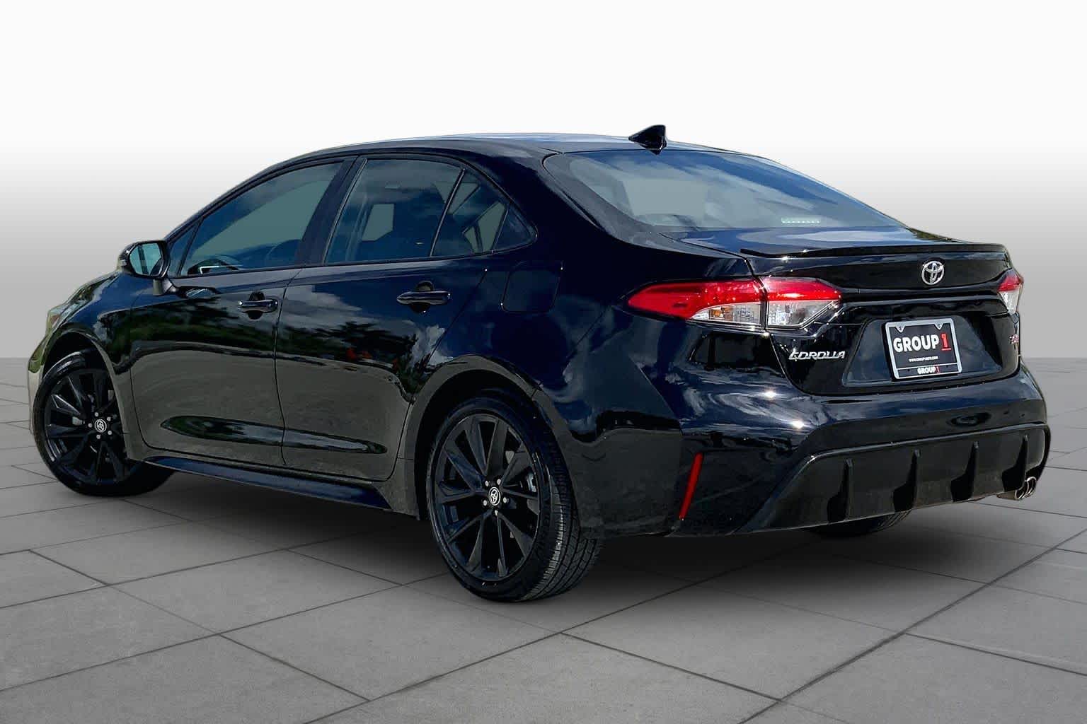 2025 Toyota Corolla SE Midnight Black Metallic at Group 1 Toyota Southwest