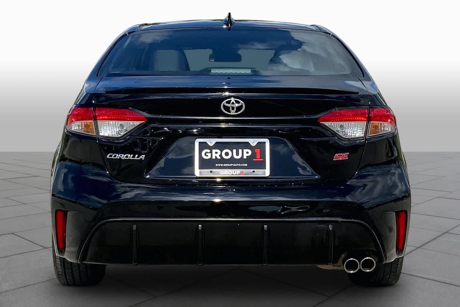 2025 Toyota Corolla SE Midnight Black Metallic at Group 1 Toyota Southwest