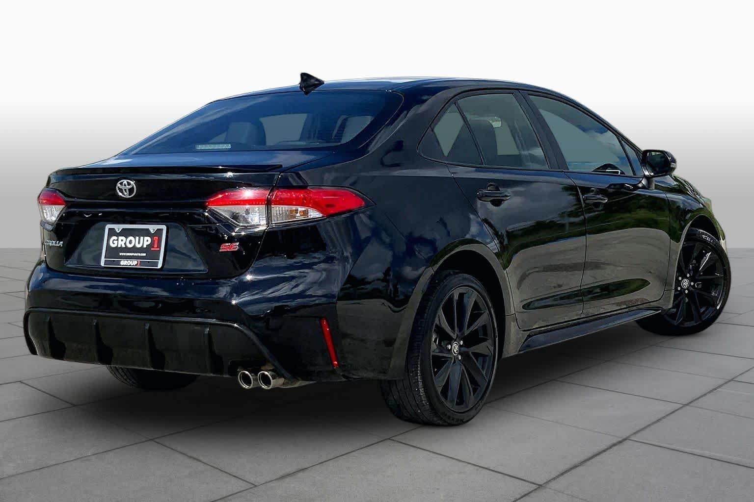 2025 Toyota Corolla SE Midnight Black Metallic at Group 1 Toyota Southwest