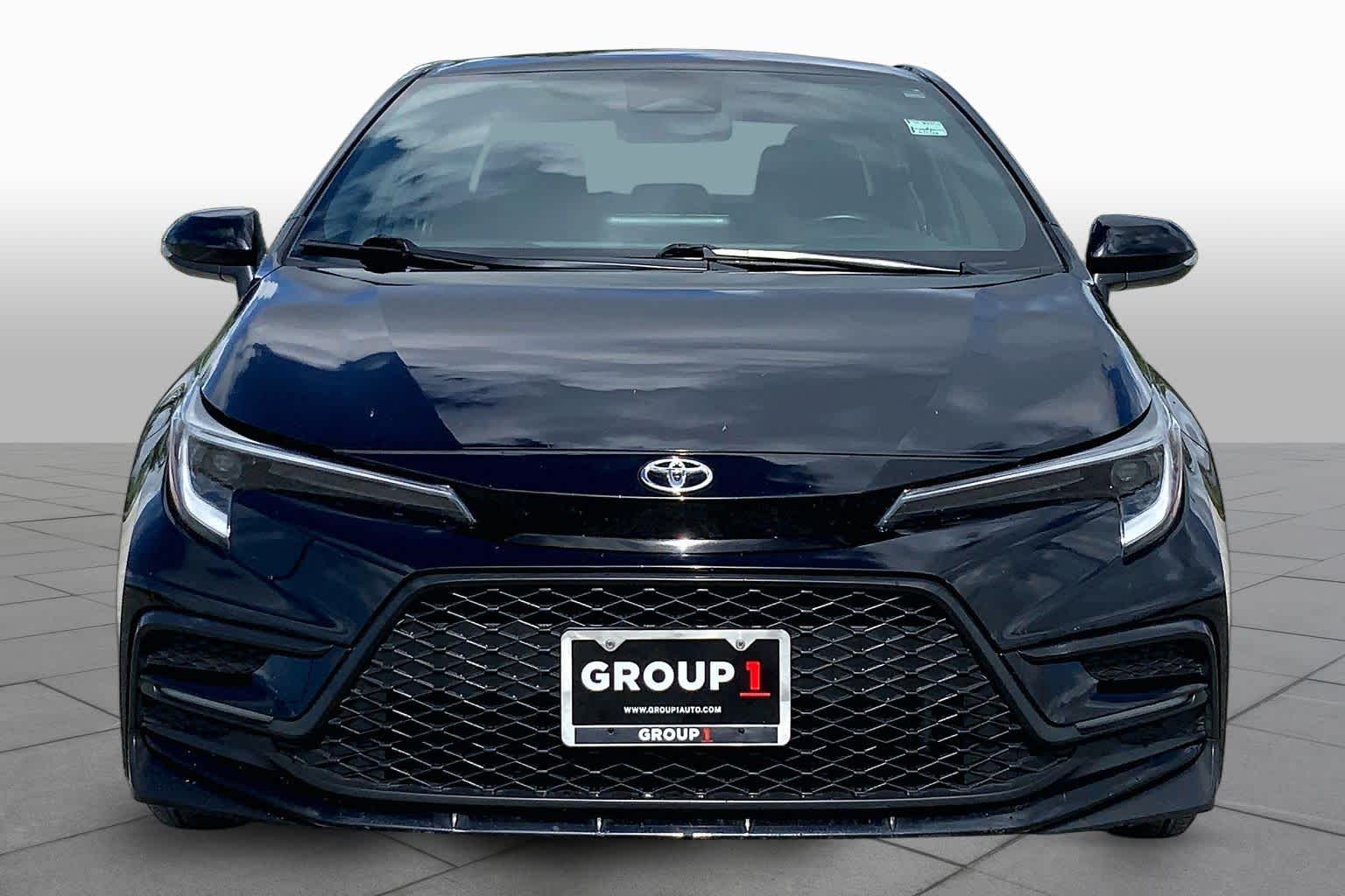 2025 Toyota Corolla SE Midnight Black Metallic at Group 1 Toyota Southwest