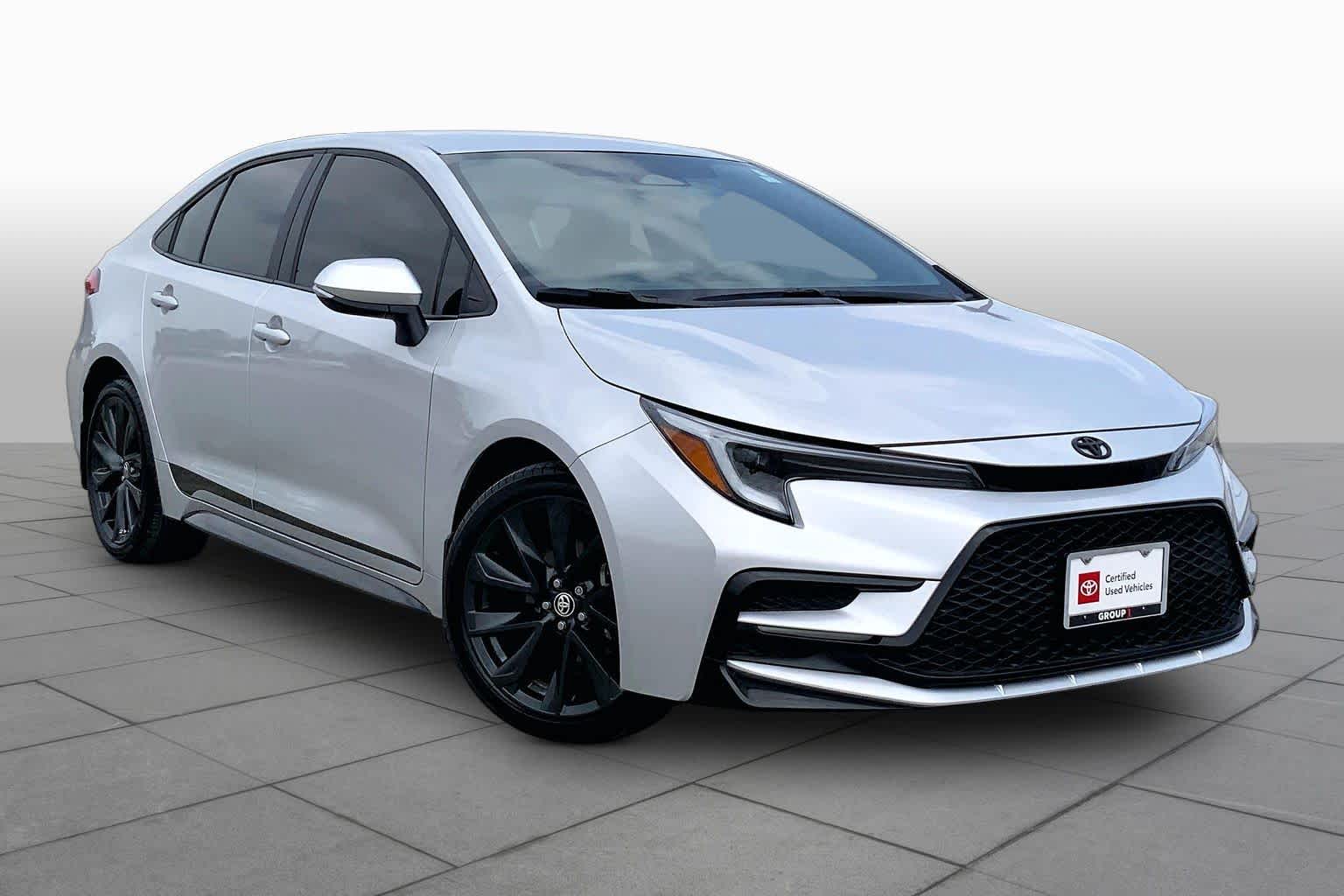 2024 Toyota Corolla SE Classic Silver Metallic at AutoNation Chevrolet Gulf Fwy