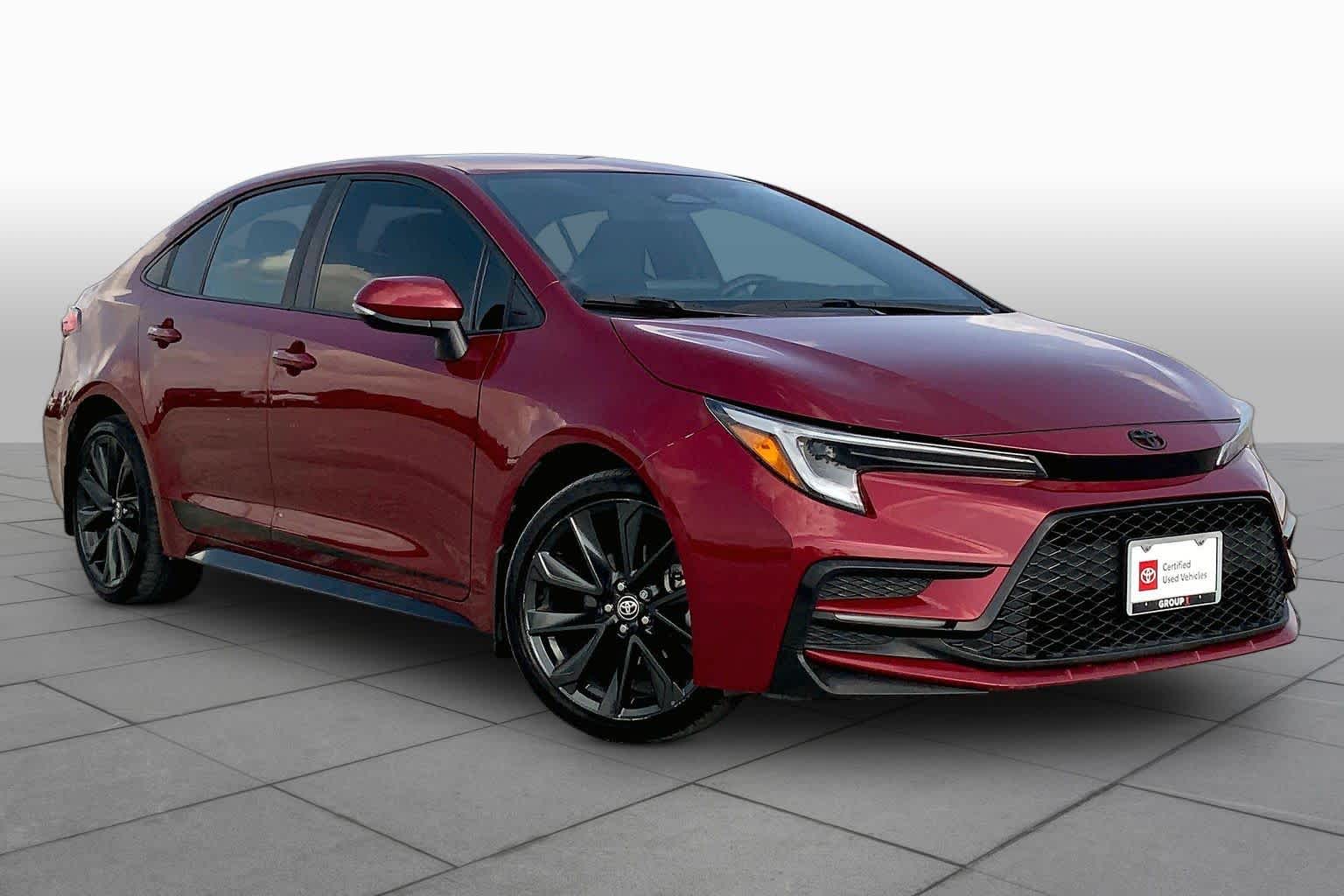 2024 Toyota Corolla SE Ruby Flare Pearl at Group 1 Toyota Southwest