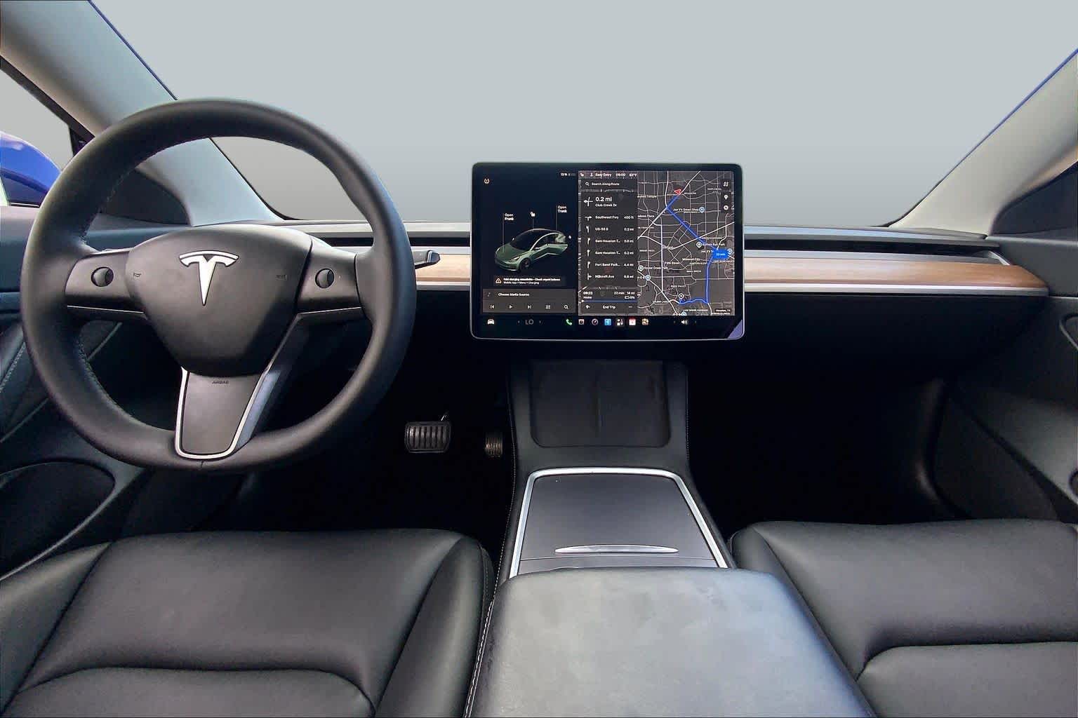 2021 Tesla Model 3 Standard Range Plus Deep Blue Metallic at Lexus Southwest Houston
