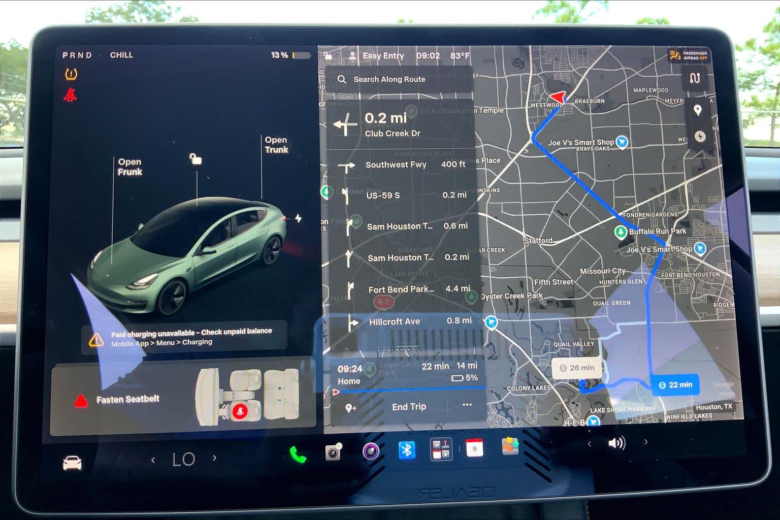 2021 Tesla Model 3 Standard Range Plus Deep Blue Metallic at Lexus Southwest Houston