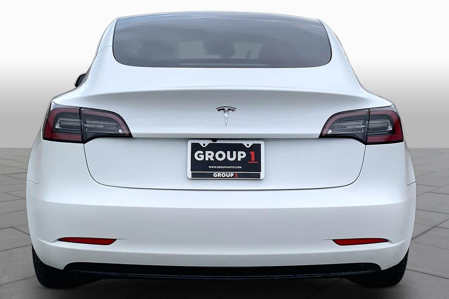 2023 Tesla Model 3  Pearl White Multi-Coat at Friendly Ford Crosby
