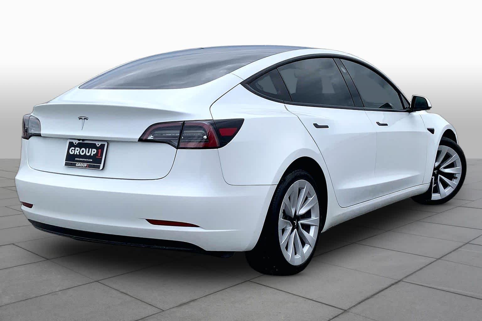 2023 Tesla Model 3  Pearl White Multi-Coat at Friendly Ford Crosby
