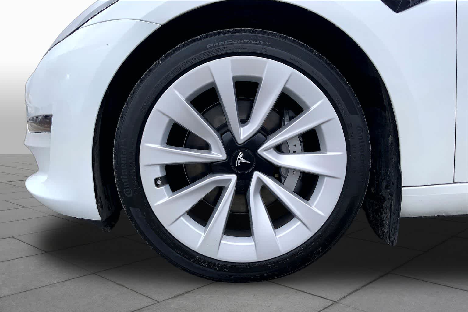 2023 Tesla Model 3  Pearl White Multi-Coat at Friendly Ford Crosby