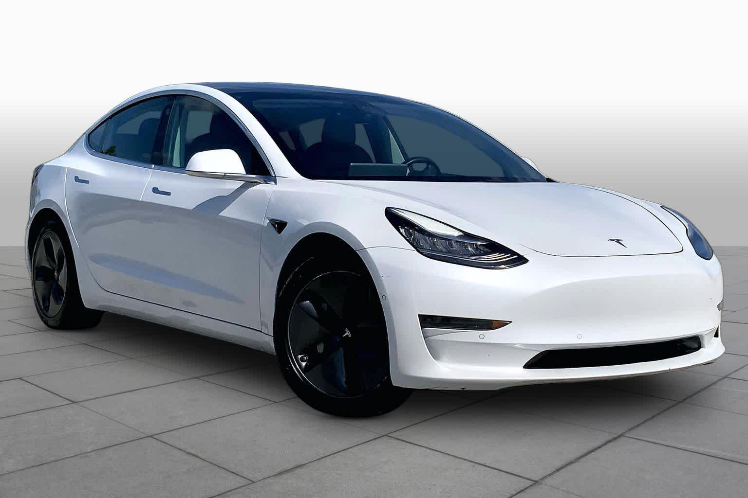 2020 Tesla Model 3 Standard Range Plus Pearl White Multi-Coat at Beck & Masten Kia