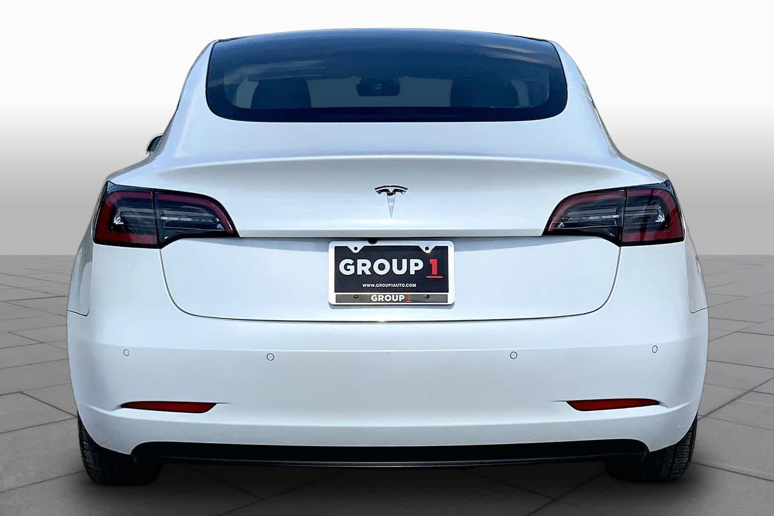 2020 Tesla Model 3 Standard Range Plus Pearl White Multi-Coat at Beck & Masten Kia