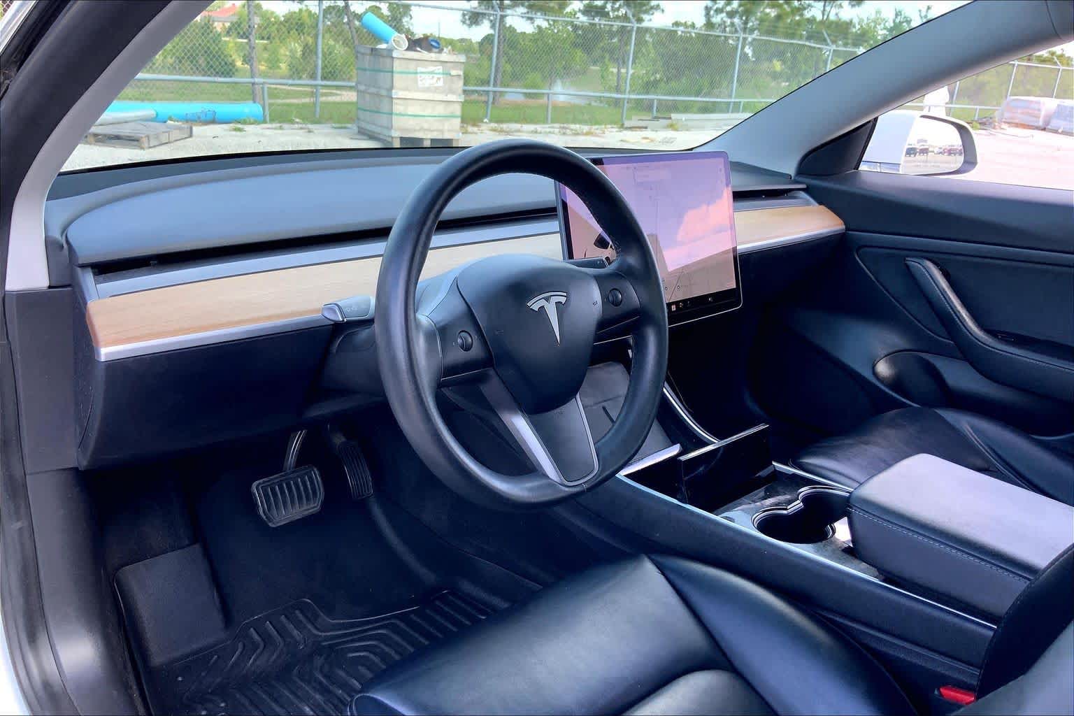 2020 Tesla Model 3 Standard Range Plus Pearl White Multi-Coat at Beck & Masten Kia