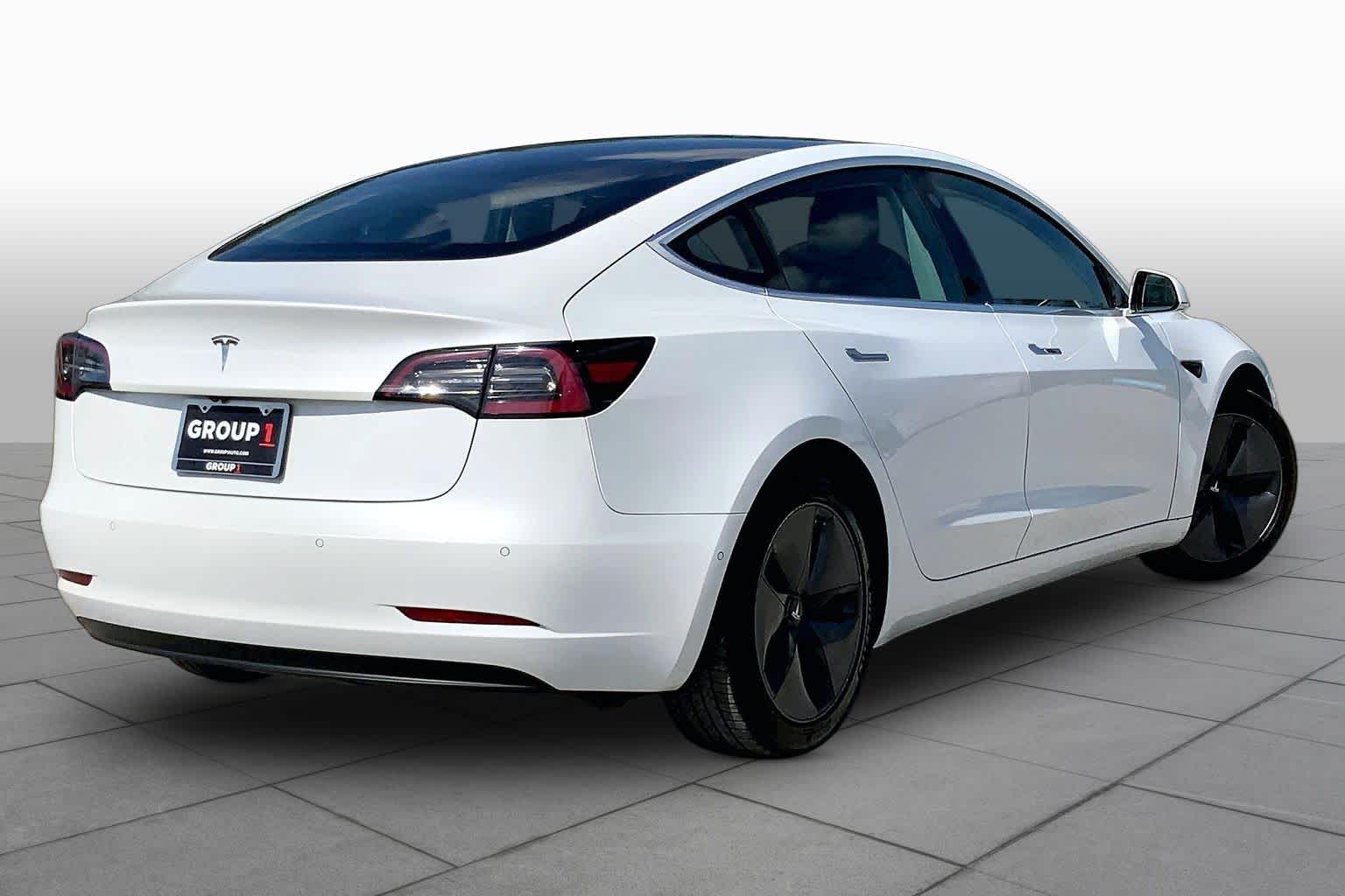 2020 Tesla Model 3 Standard Range Plus Pearl White Multi-Coat at Beck & Masten Kia