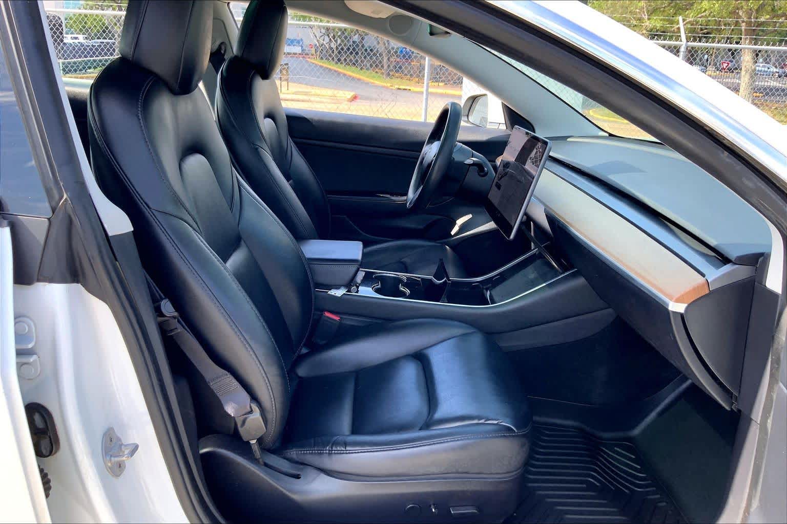 2020 Tesla Model 3 Standard Range Plus Pearl White Multi-Coat at Beck & Masten Kia