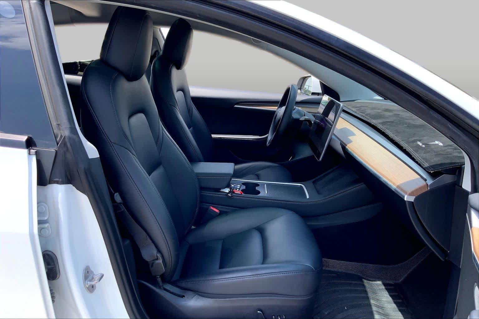 2023 Tesla Model 3  Pearl White Multi-Coat at Beck & Masten Kia