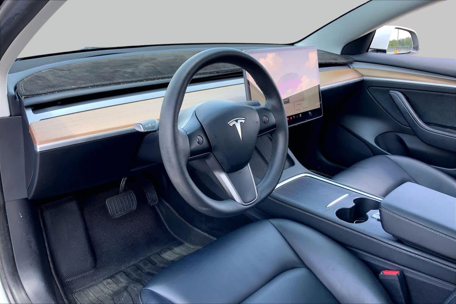 2023 Tesla Model 3  Pearl White Multi-Coat at Beck & Masten Kia